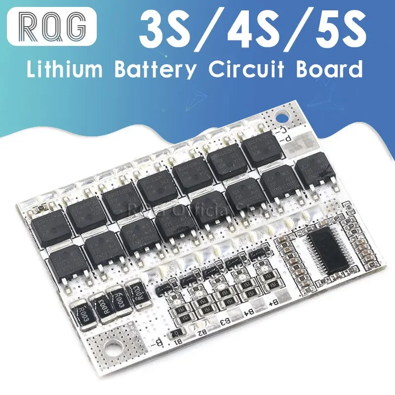 3s/4s/5s Bms 12v 16,8 v 21v 3,7 v 100a Li-ion Lmo, placa de circuito de protección de batería de litio ternaria, carga de equilibrio de polímero de