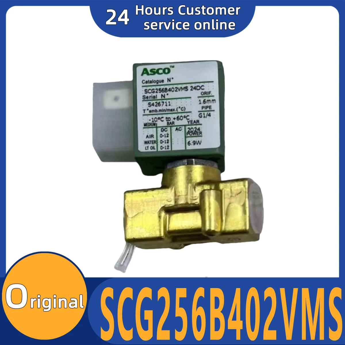 

Brand new original solenoid valve SCG256B402VMS