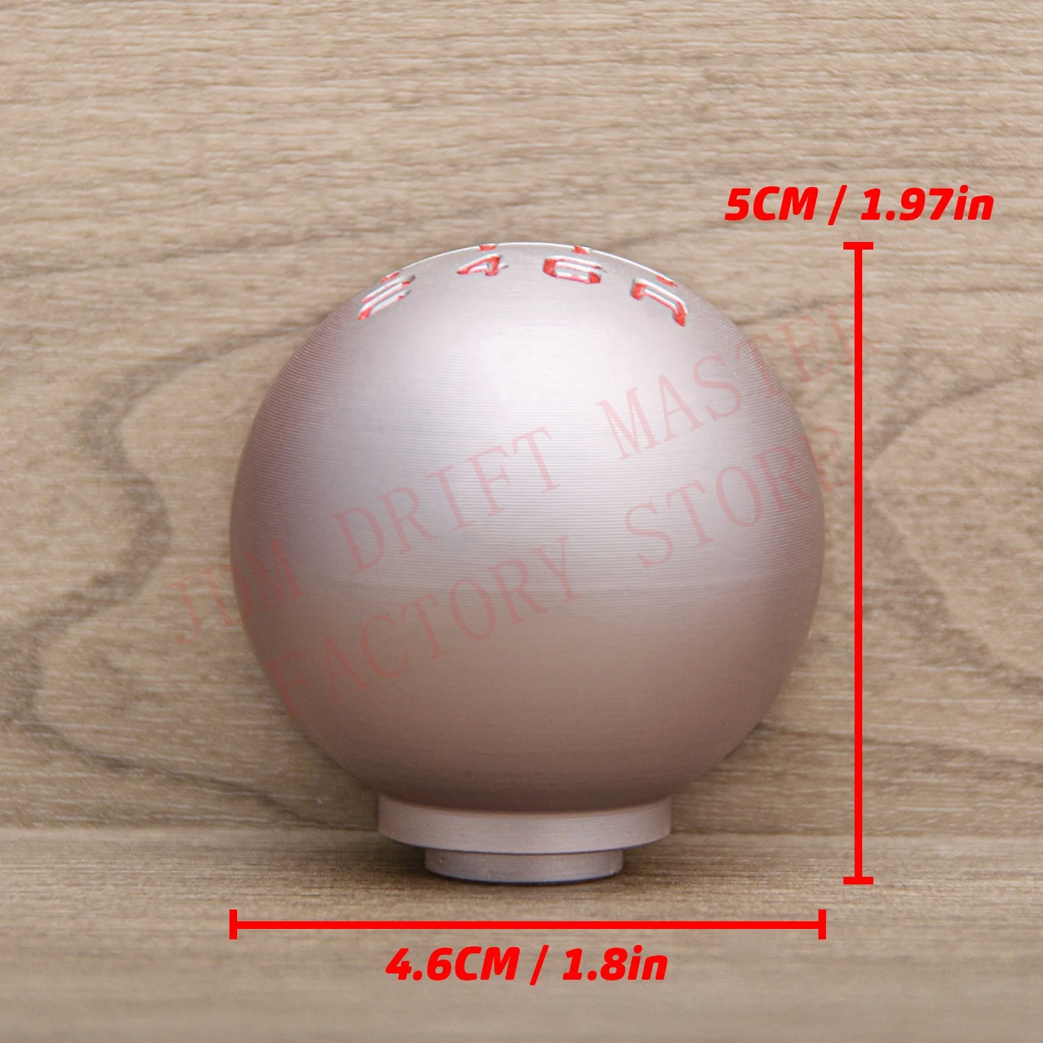 JDM Aluminum 5/6 Speed Ball Shape Shift Gear Knob M10*1.5 For Honda Fit Civic City FD2 FN2 EP3 TYPE R DC2 DC5 AP1 AP2 S2000 F20C