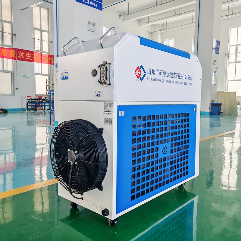 QIANGYUAN 3kw Laser Cleaning Machines Metal Surface Restoration Cleaner for Steel Iron Rust Removing