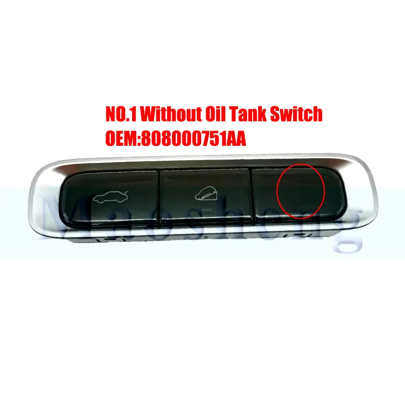 Maoshneg Rear Trunk Switch For Chery Tiggo 8 Pro 8 Plus Fuel Tank Switch Hill Descent Control Switch 808000751AA 808001146AA