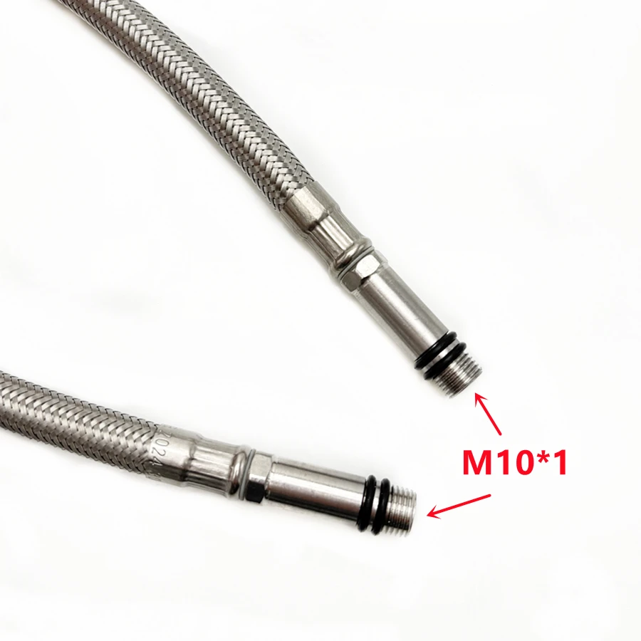 

40/50/56/60 см M10 * 1 шланг для кухонного крана 304, плетеный шланг из нержавеющей стали, запасная часть для крана, шланг, кухонные аксессуары