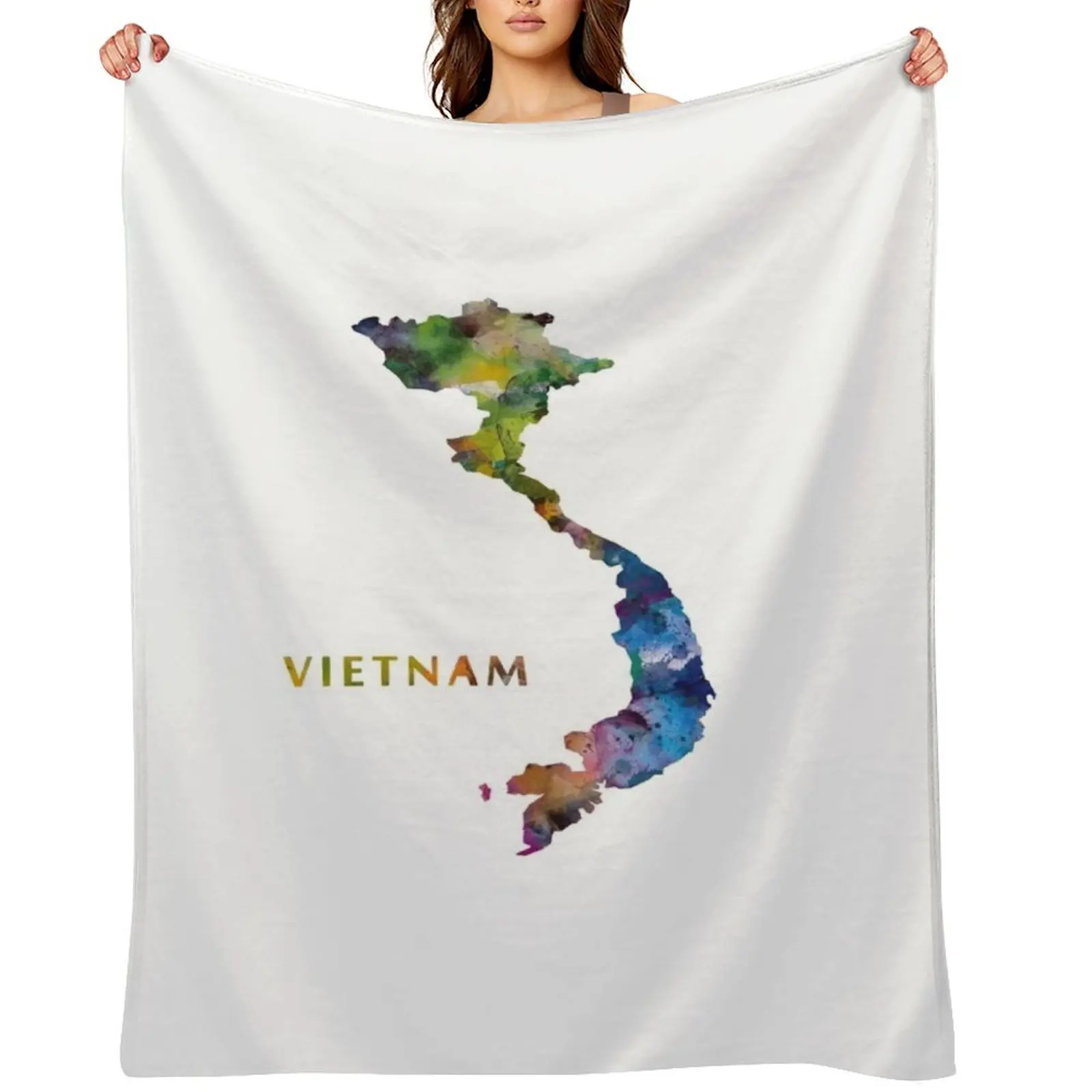 

Vietnam Throw Blanket Single warm winter Comforter Blankets