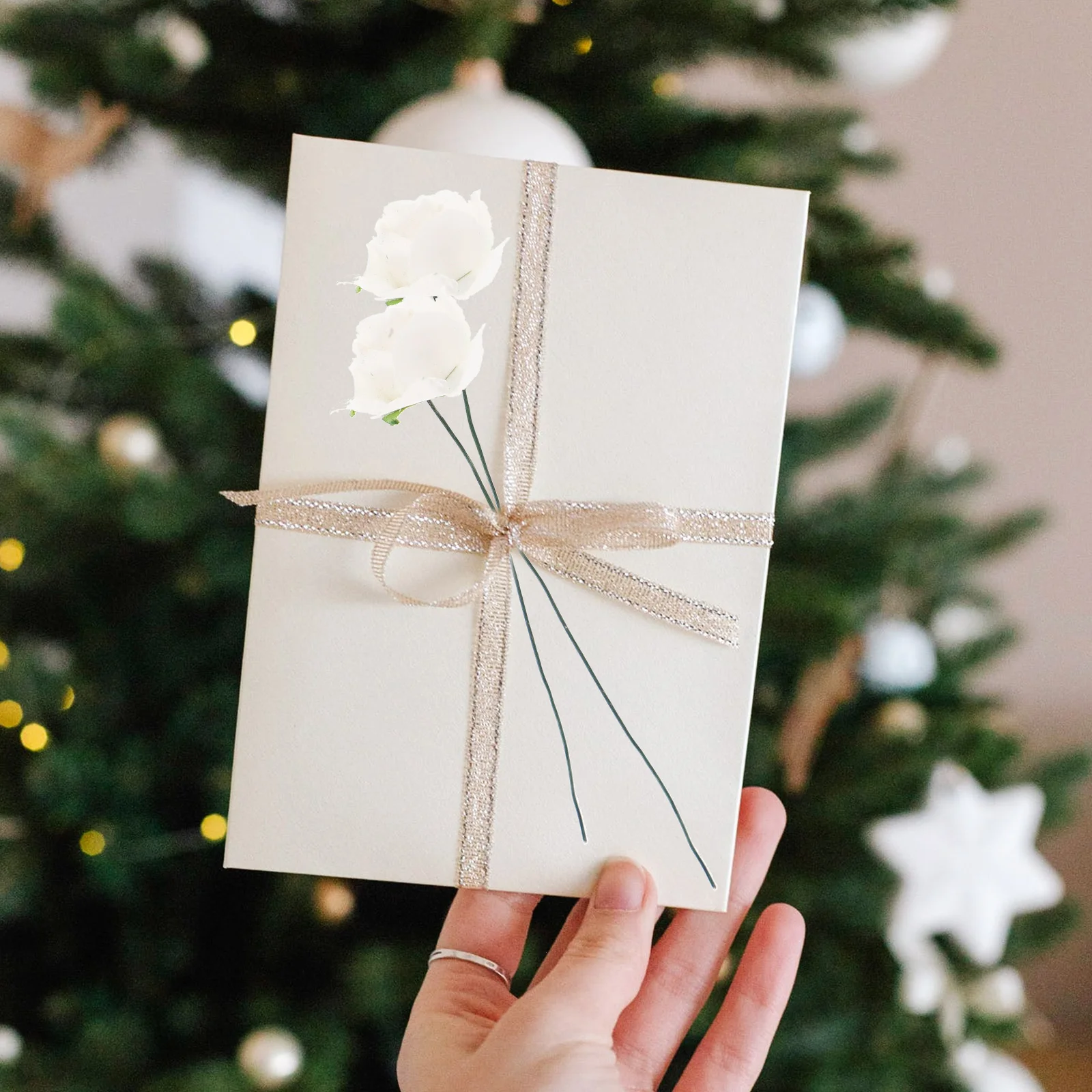 

144pcs Artificial Rose Small Paper Flowers Handmade DIY Decorations Wedding Party Fake Flower Simulated Petals