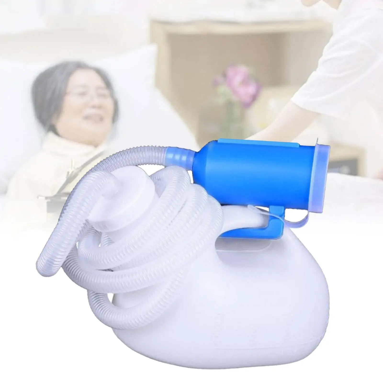 

2000ml Urinal Bottle Portable Urinal Potty with Lid and Extension Tube Outdoor Urinal Chamber Pot for Men Women Urine Bottle