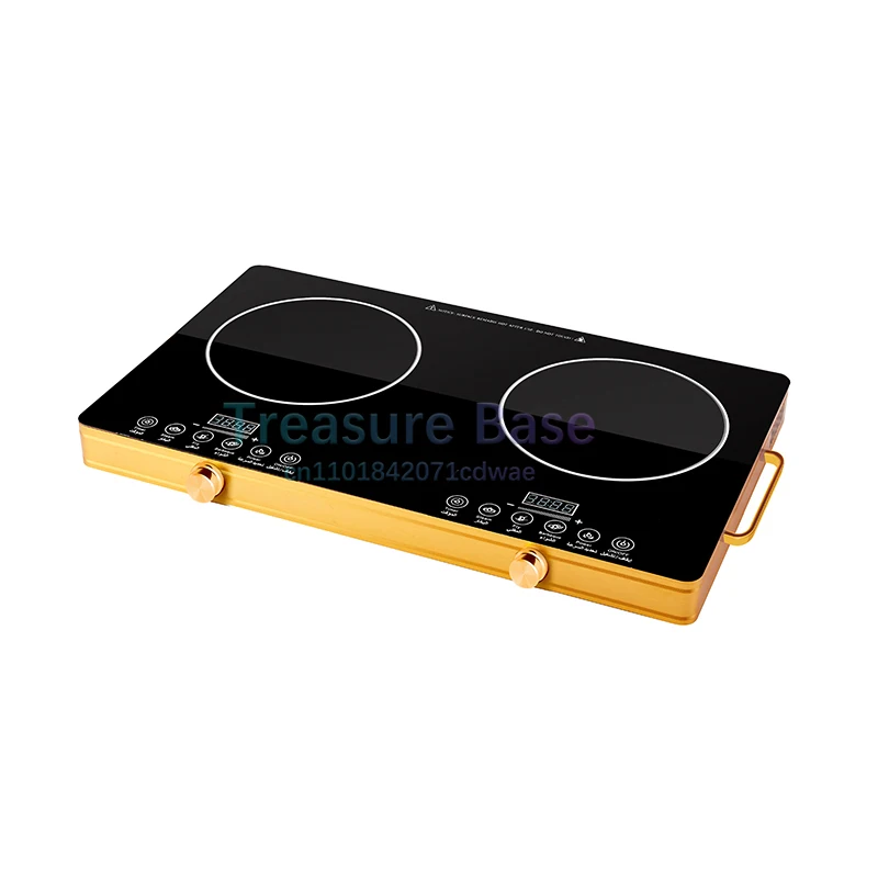 

LED Touch Control Dual Infrared Cookware, Home Stainless Steel & Glass Ceramic Infrared Stove