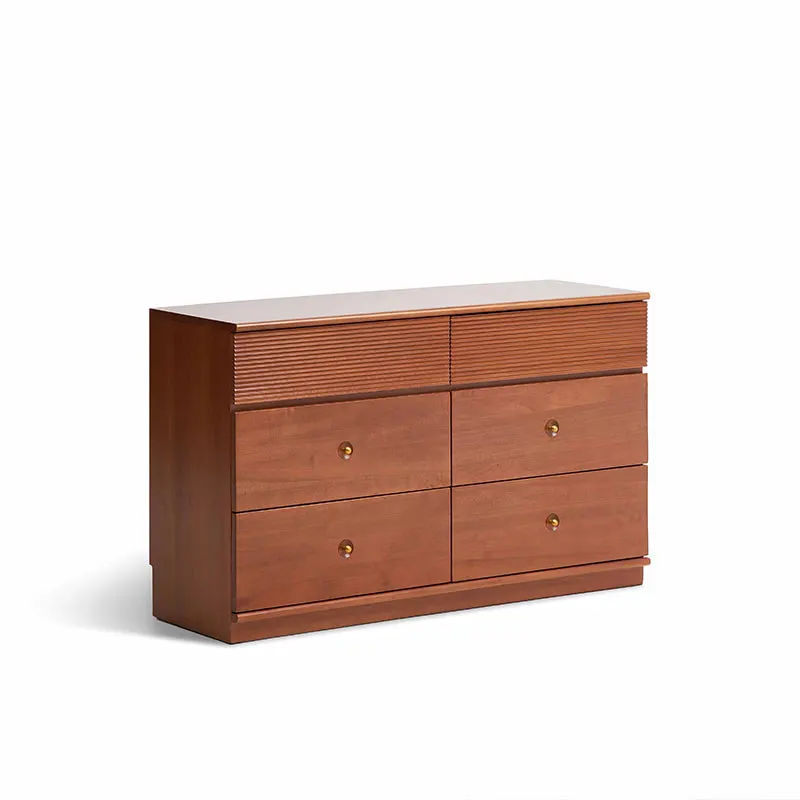 

Bedroom living room furniture, Nordic simple chest of drawers, solid wood chest of drawers with L table