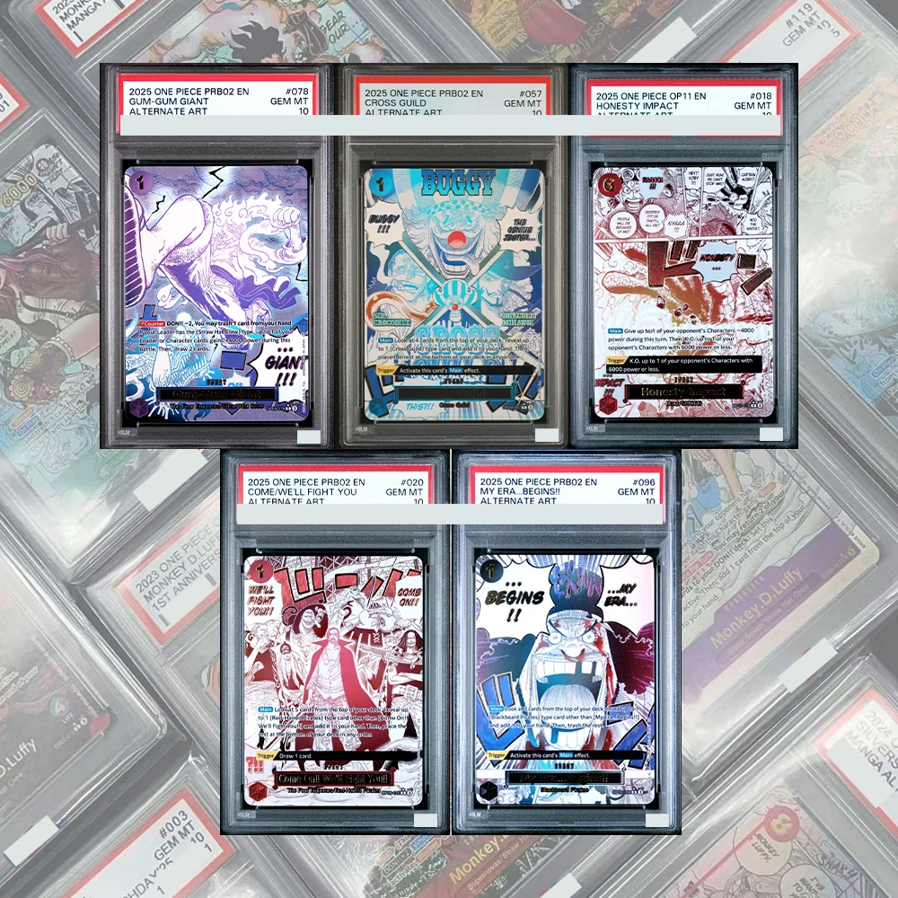 

OP09-020 PRB02 OPCG Graded Collection Card DIY Proxy COME WE WILL FIGHT YOU EVENT ALT ART SHANKS GEM MT10 ENGLISH CARD GIFTS