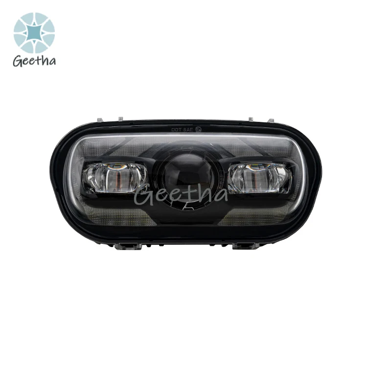 

For DOT Approved Motorbike Motorcycle Led Headlights Leds Cooter Front Ebike Headlamp Assembly For Harley Fat Bob 2008-2019