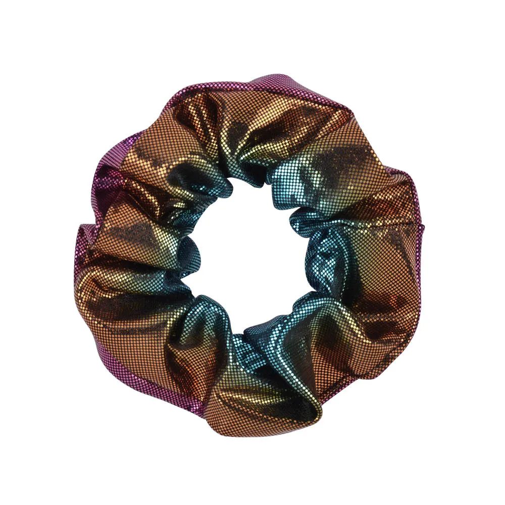 10 stücke glänzende metallische Haar gummis Haar Meerjungfrau Gummibänder Haar bänder Haar gummi Pferdes chwanz Halter Zubehör für Frauen Mädchen – Detail 20