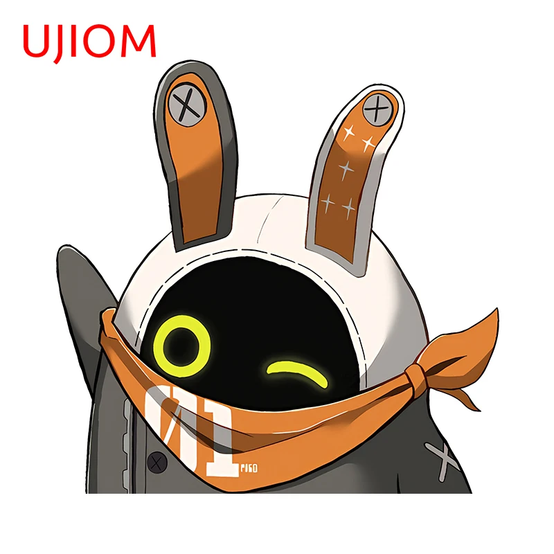 UJIOM Kawaii Zenless Zone Zero Bangboo Wall Stickers Cute Monster Peeker Design Decals Fashionable Kitchen Cupboard Murals