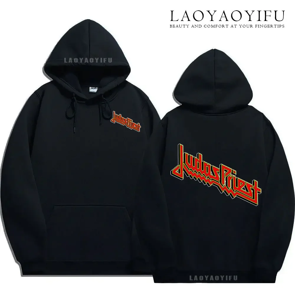 Autumn 2024 New Famous Music Band Judas Priest Cechovci Loose Print Hoodies Men Personality Long Sleeve Unisex Sweatshirt Hoodie