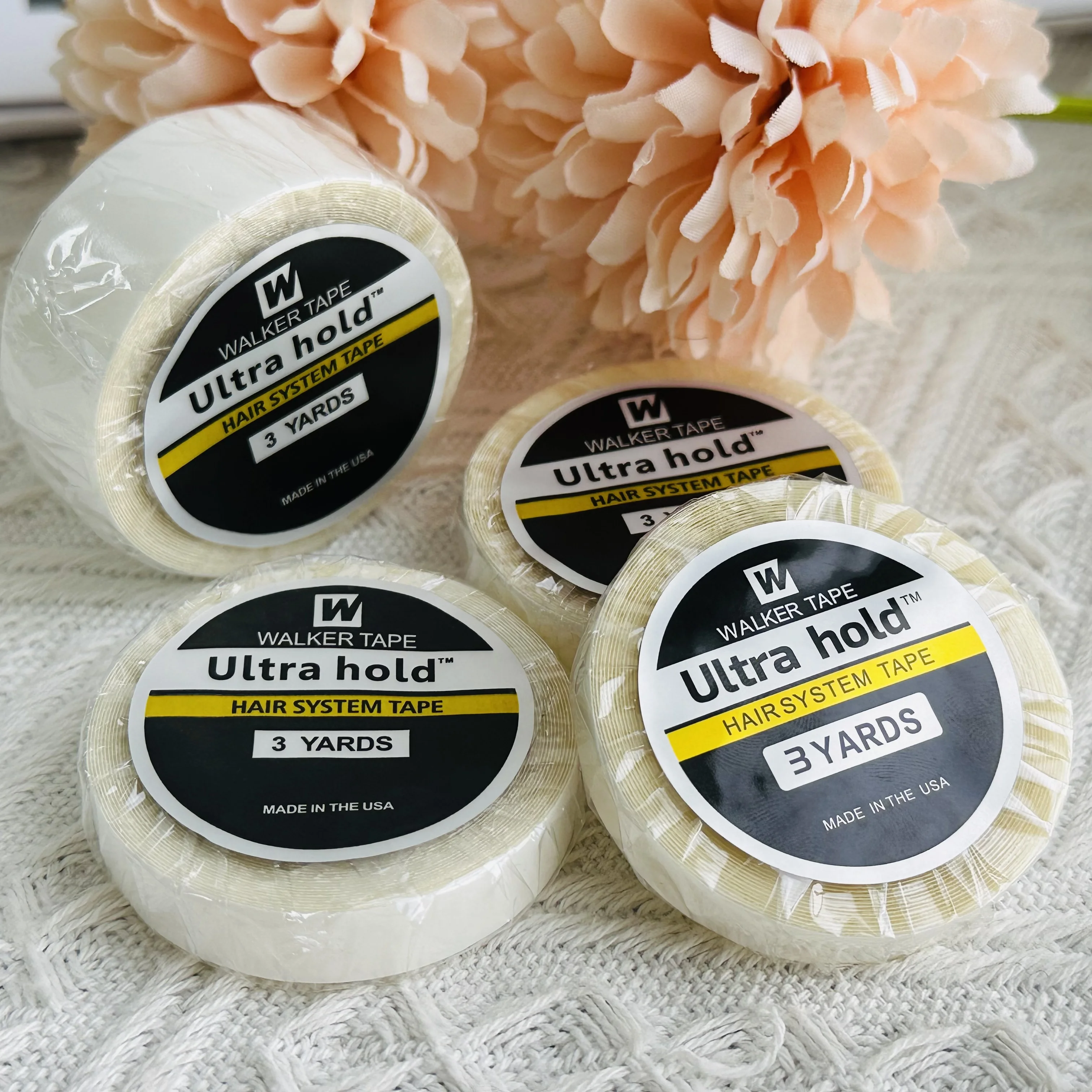 3-ярдовая клейкая лента для наращивания волос, клейкая лента Ultra Hold, клейкая лента для парика, клейкая лента для системы волос