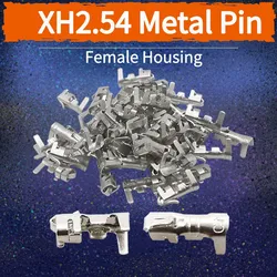 500Pcs/Bag JST XH2.54MM Female Housing Metal Pin Connector Reed Cold Head Crimp Terminal XH2.54 Plug Jack Wire Cable Connector