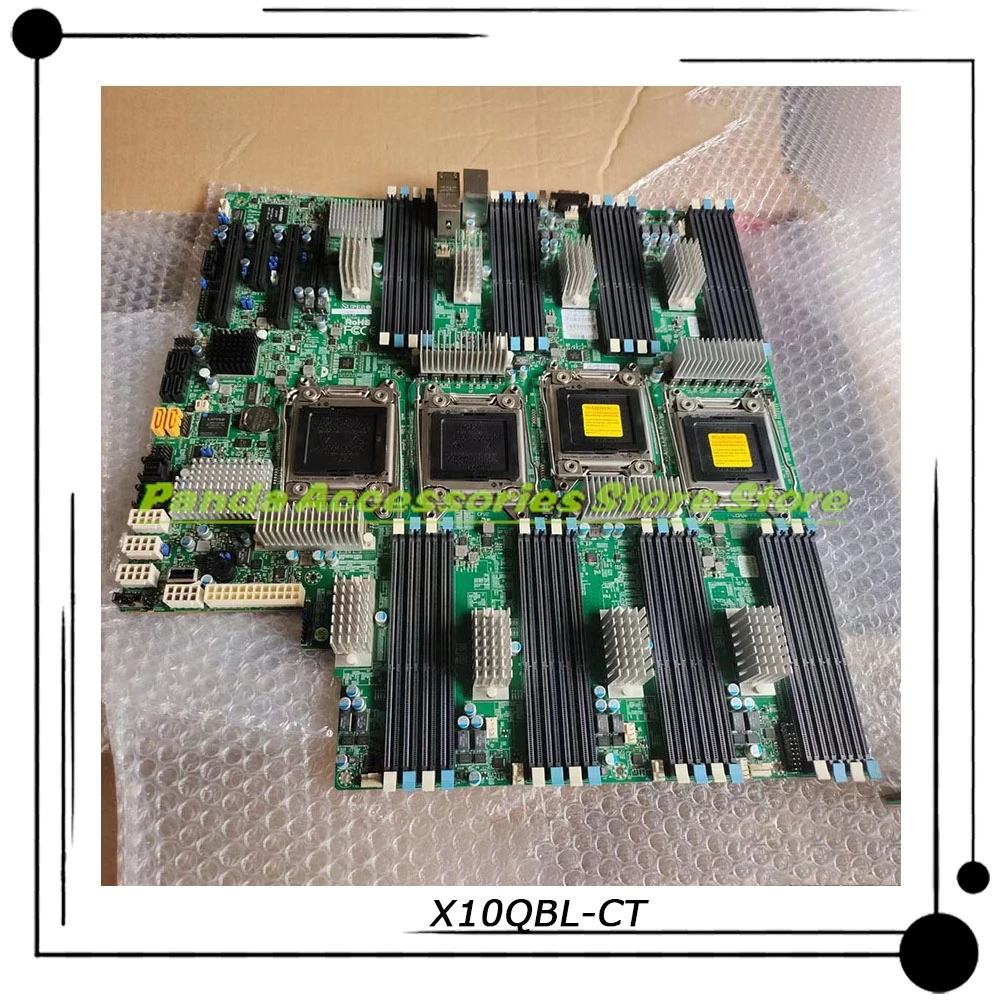 X10QBL-CT For Supermicro four-way server motherboard supports E7V3 V4 2011 dual 10 Gigabit network card 100% Tested Fast Ship