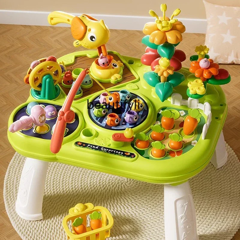 Babycadeau 0-1 jaar oude baby multifunctionele vroege onderwijsspeeltafel educatief speelgoed voor kinderen