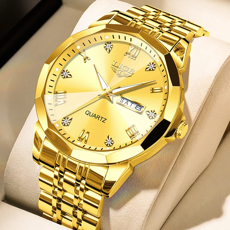 LIGE Top Brand Luxury Waterproof Watch Ladies Fashion Quartz Wristwatches Casual Sport Military Watch For Women Relogio Feminino