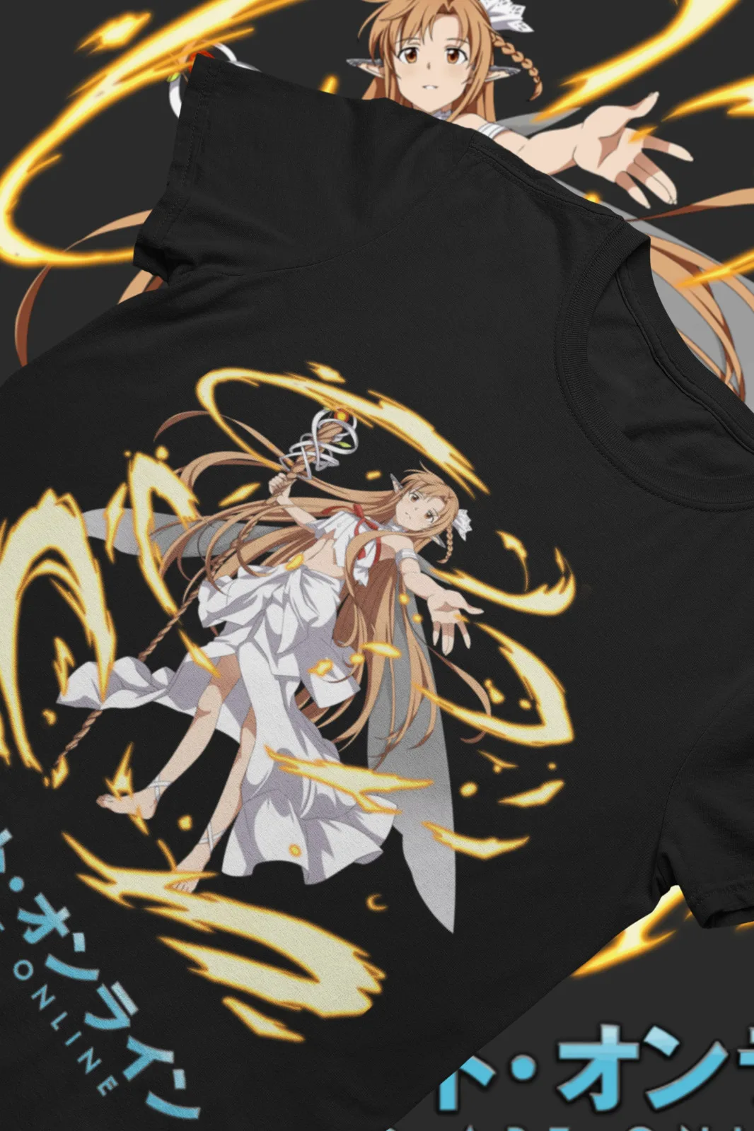 

Sword Art Online Shirt Asuna Kirito SAT Tshirt Eugeo Tee Alice Schuberg T-shirt