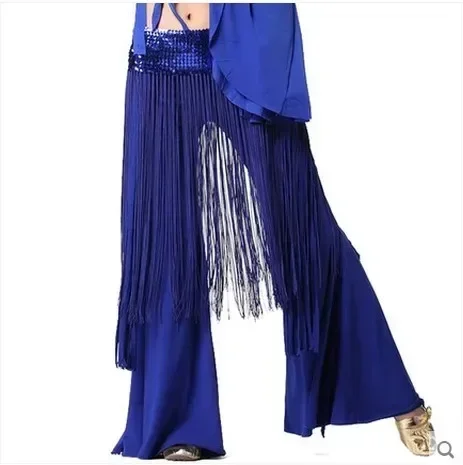 새로운 스타일 밸리 댄스 의상 스팽글 술 밸리 댄스 힙 스카프 여성용 밸리 댄스 벨트