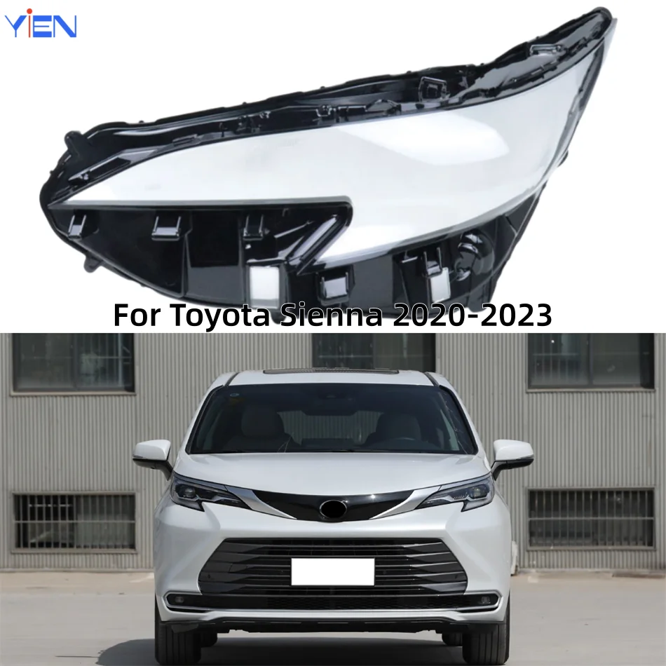 

For Toyota Sienna 2020 2021 2022 2023 Car Headlight Cover Lampshade Headlights Lens Car Front Headlight Lens Cover Lights Shell