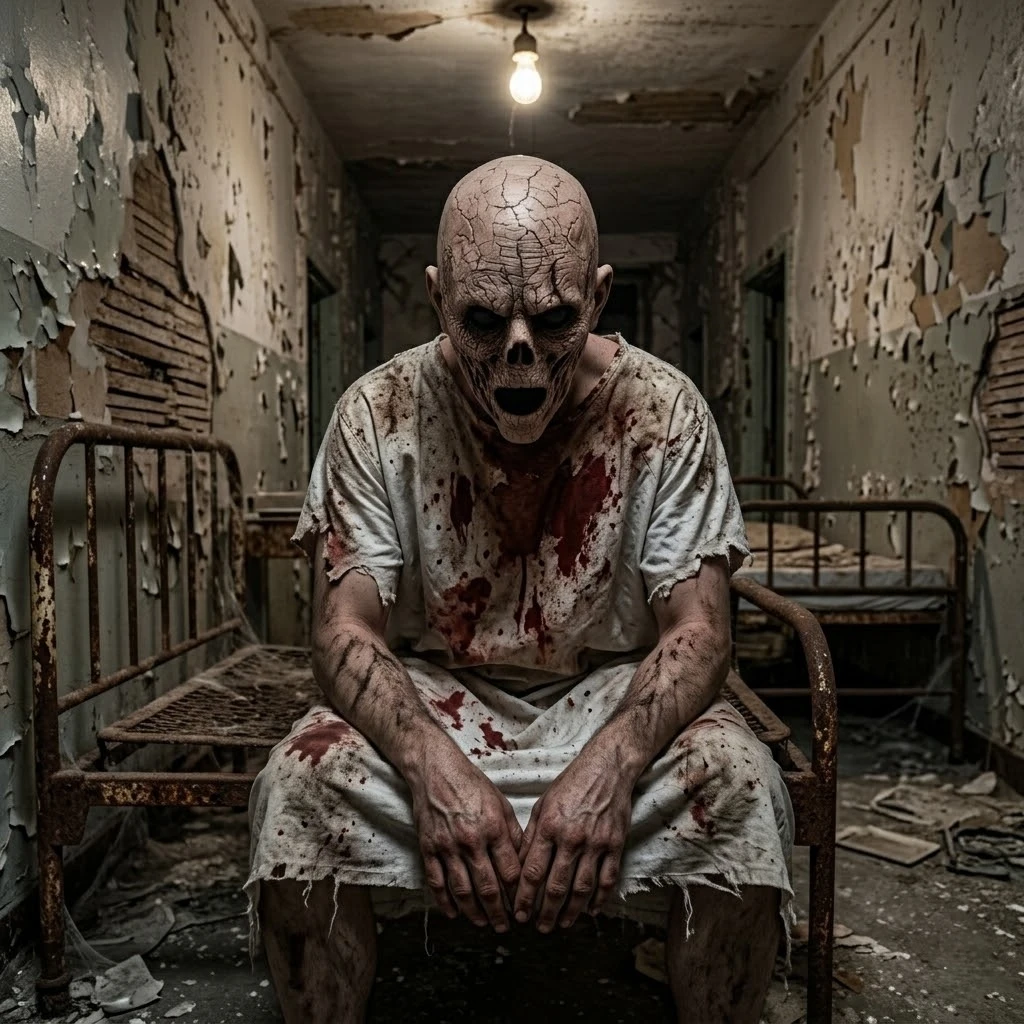 Realistische Latex-Halloween-Maske mit offenem Mund für gruselige Horror-Zombie-Monster-Geister-Cosplay-Requisiten und Kostümpartys