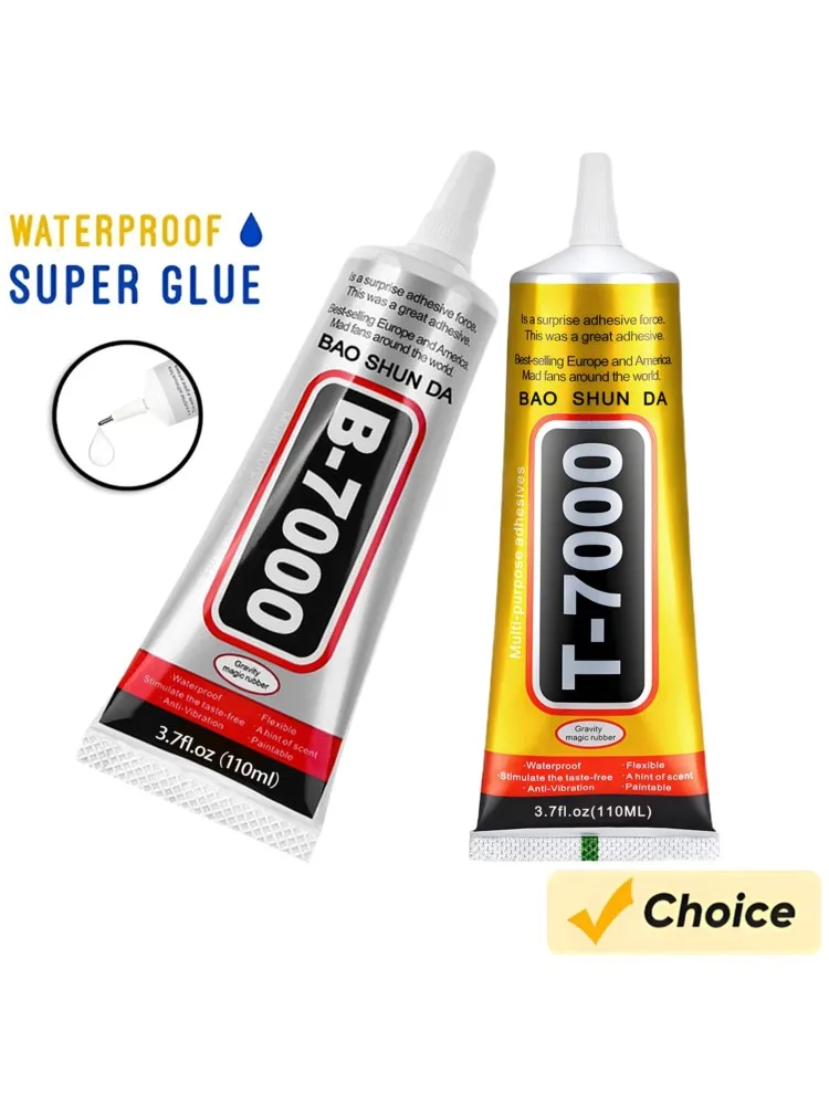 B-7000 Clear Contact Lijm 15 ml/50 ml/110 ml voor Telefoon T-7000 Reparatie Universele Glas Plastic DIY Precisie Applicator - afbeelding 2