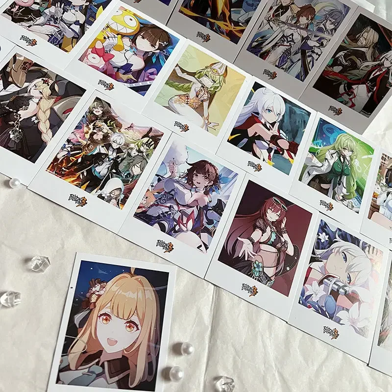 40PCS/Set Honkai Impact 3 Valkyrie 5.8x7.8cm Lomo Card Photocard HD Printed Small Album Photo Cards For Fans Collection Postcard