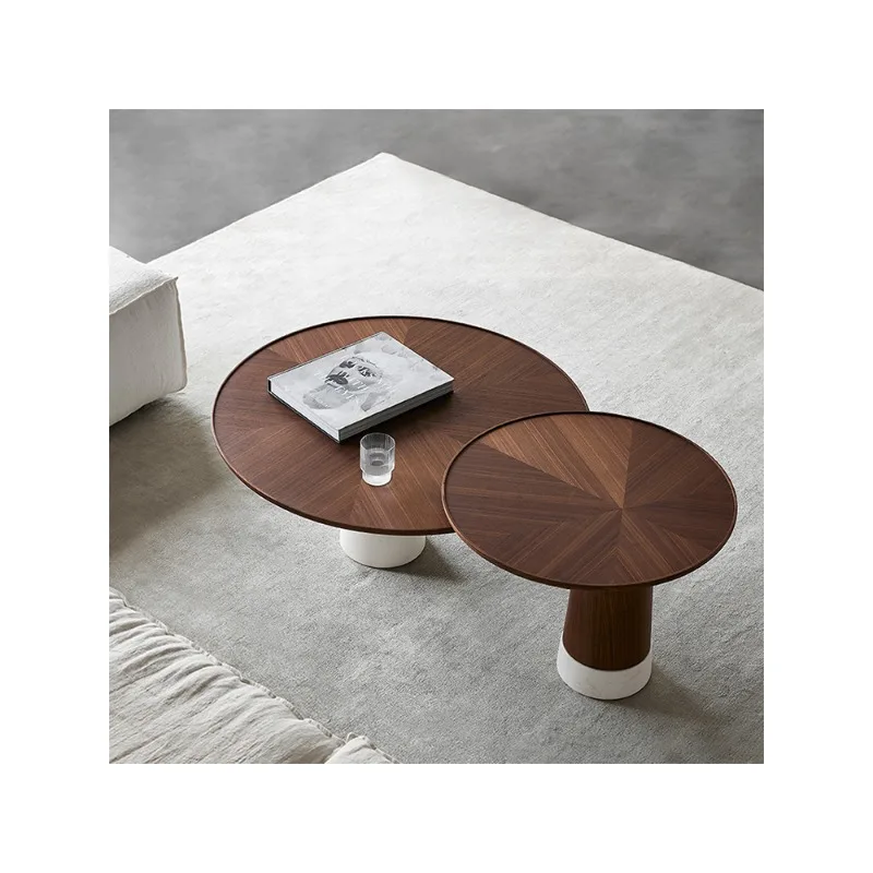 

Журнальный столик ваби песчаный ветер, импортированный из Северной Америки журнальный столик из цельного дерева из черного ореха