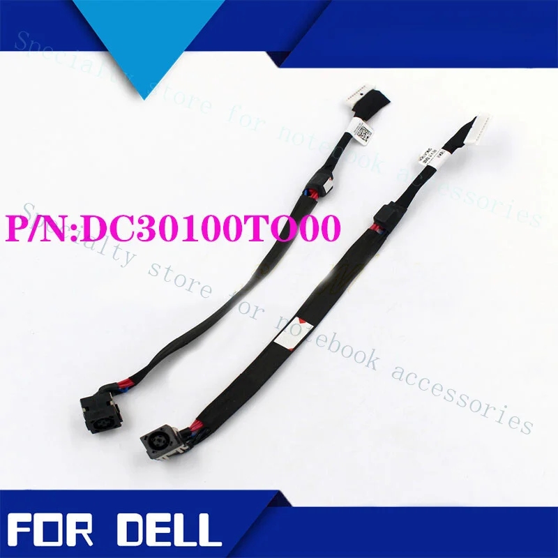 A+DC Power Jack For Dell  Aliens 17R2 P43F 0T8DK8 DC30100TO00 Tested 100％ can work