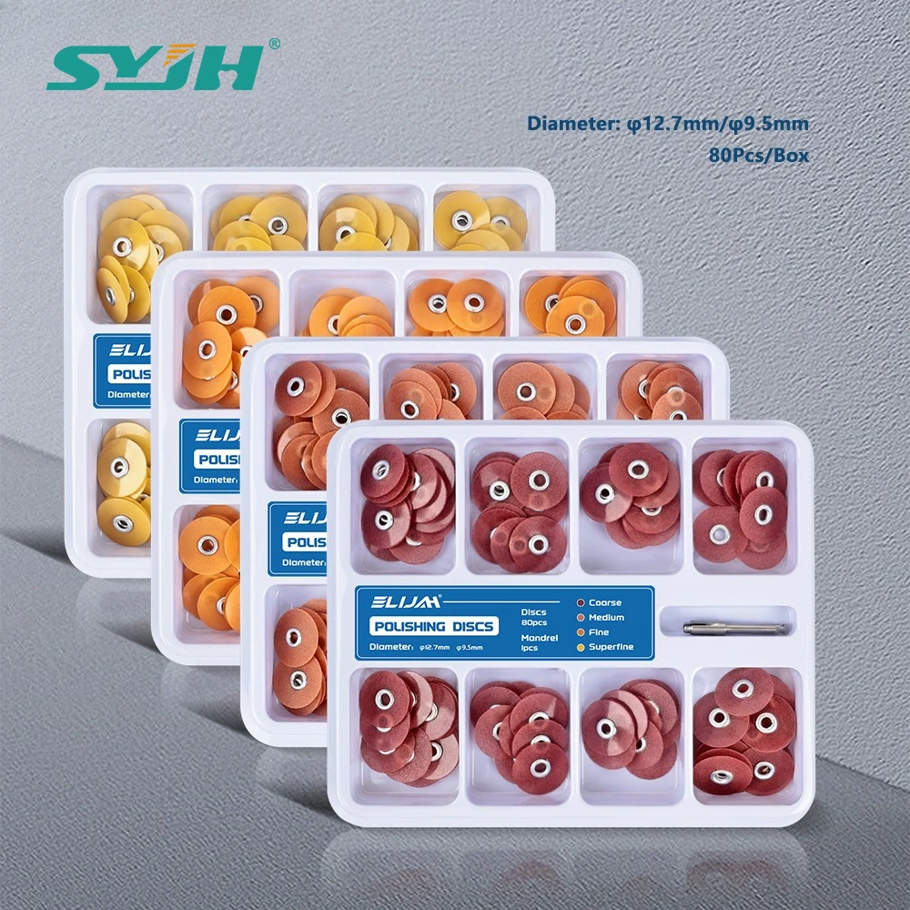 

400Pcs Dental Superfine/Fine/Medium/Coarse Polishing Discs Composites Ceramics and Glass Ionomer Restorations Dentistry Material