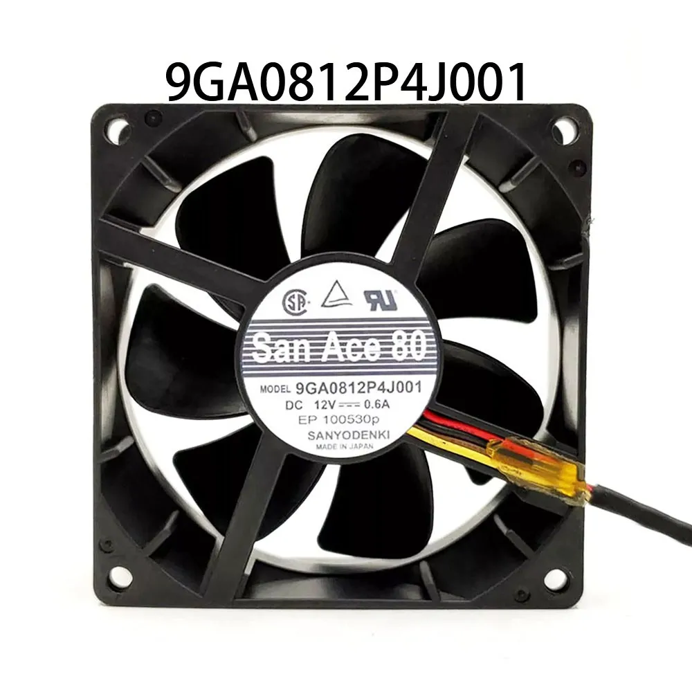 

Для корпуса SanAce, охлаждающий вентилятор, Sanyo 12 В 0,6 А 80*80*25 мм 4-проводной ШИМ 9GA0812P4J001-