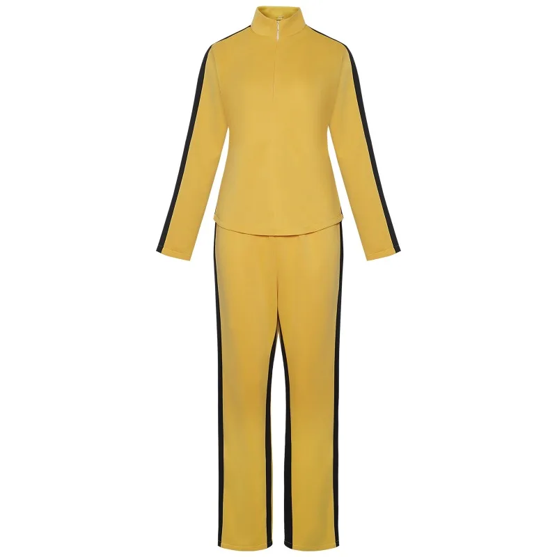 Anime kill bill a noiva beatrix kiddo cosplay traje kung fu macacão para as mulheres halloween carnaval trajes de mardi gras