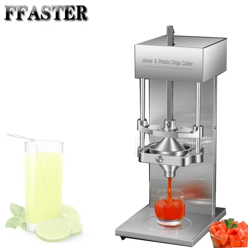 Stainless Steel Potato Spiral Cutting Machine Juicer Potato Chips Cutter Electric Twist Potato Cutter Automatic 110V 220V