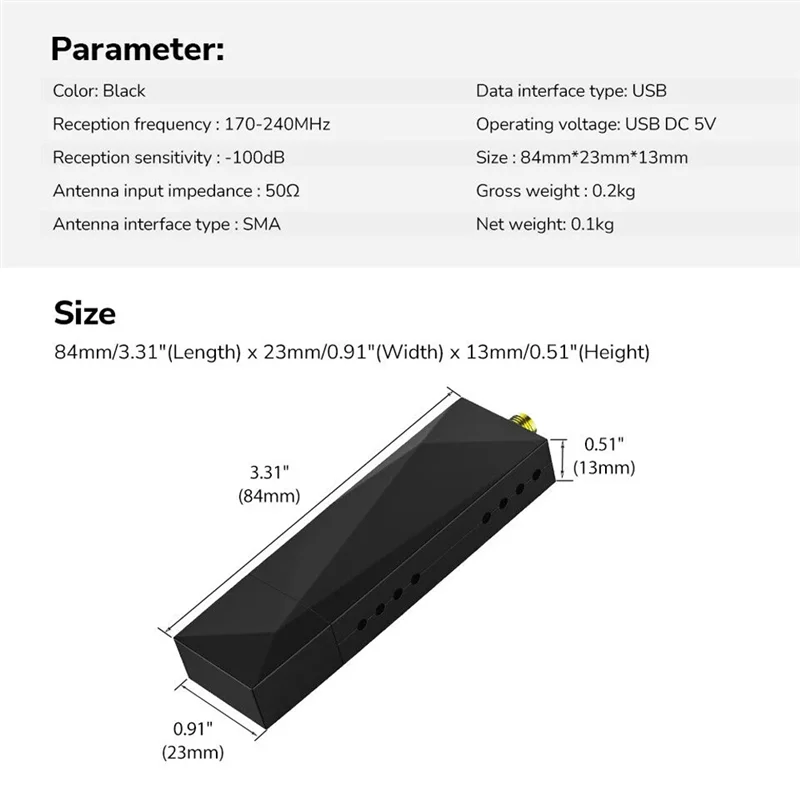 موالف الراديو ELECT USB دونغل استقبال 170-240 ميجا هرتز محول صوت السيارة صندوق إرسال FM لنظام أندرويد 5.1 فوق السيارة