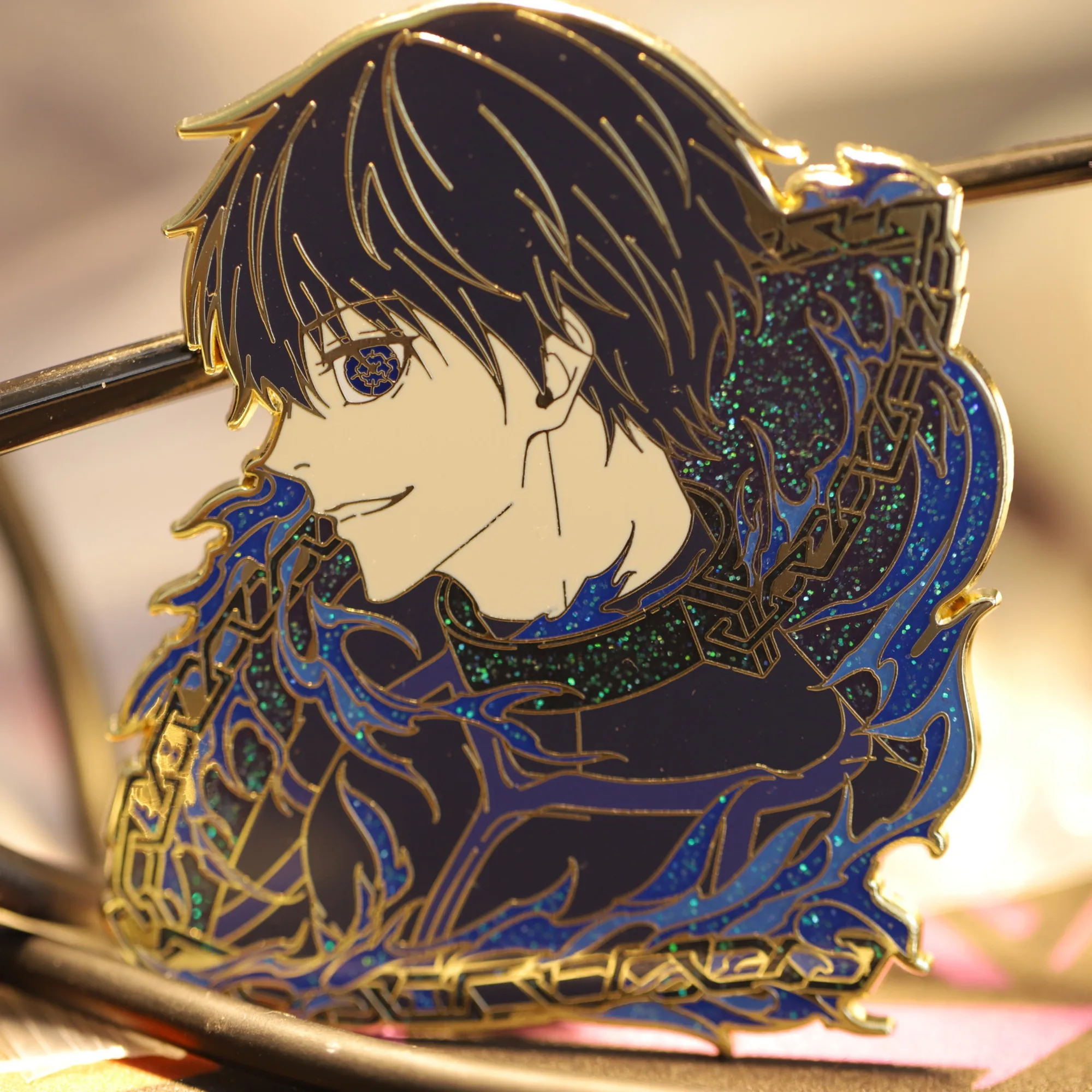 Anime BLUE LOCK Michael Kaiser Nagi Seishiro Cosplay Metal Badge Cartoon Insignia Brooch Breastpin Garniture Xmas Gift