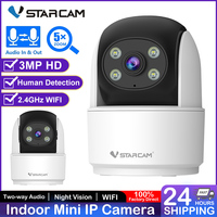 Vstarcam 3MP IP Camera Baby Monitor Security Human Detection Indoor Home Camera Surveillance Full color Night Vision WiFi Cam