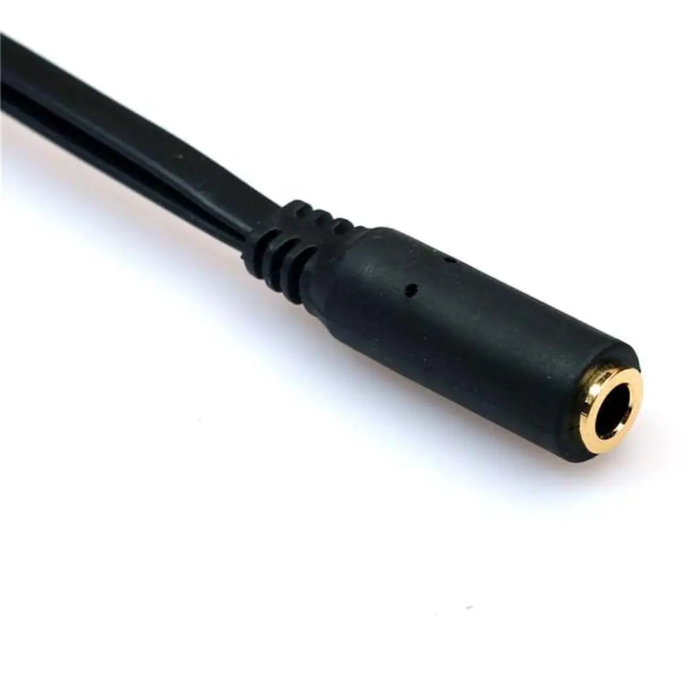 Złącze przewodowe Mikrofon Słuchawki Rozdzielacz Y Kabel audio Adapter 3,5 mm