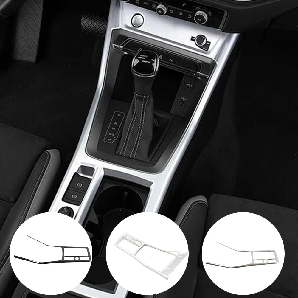 

Car Inner Middle Handbrake Shift Stall Paddles Cup Switch Frame Cover Trim Molding Hoods For Audi Q3 F3 2018 2019 2020 2021 2022