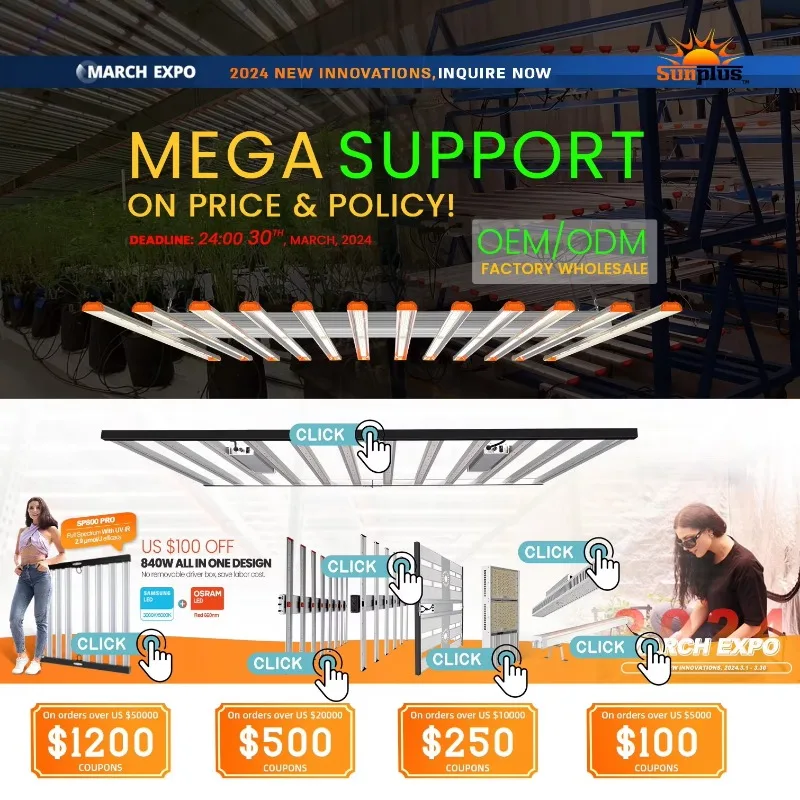 فعالة من حيث التكلفة 600 واط 800 واط الطيف الكامل نبات داخلي Led تنمو ضوء استبدال Hps Hid Cmh تنمو ضوء 600 واط 1000 واط