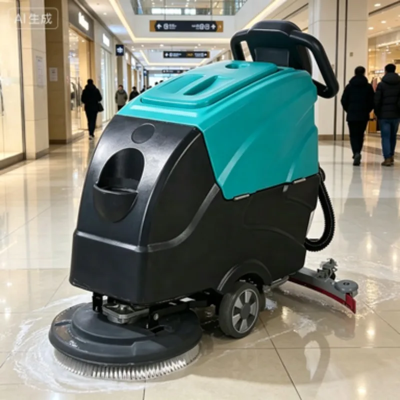 

Low-Noise Automatic Battery Powered Walk-behind Floor Scrubber for Daytime Cleaning in Libraries, Museums, and High-End Retail