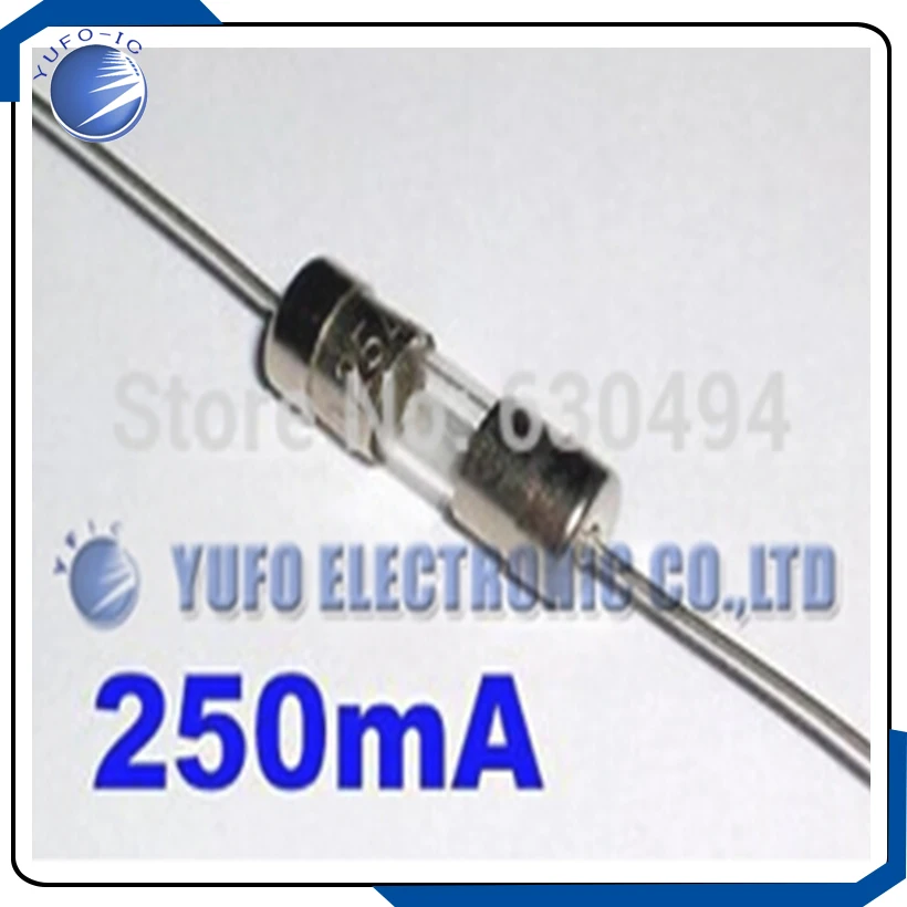 무료 배송 1개 묶음 200개 250mA 0.25A 250V 5x17mm 피그테일 퓨즈 새 제품 5*17