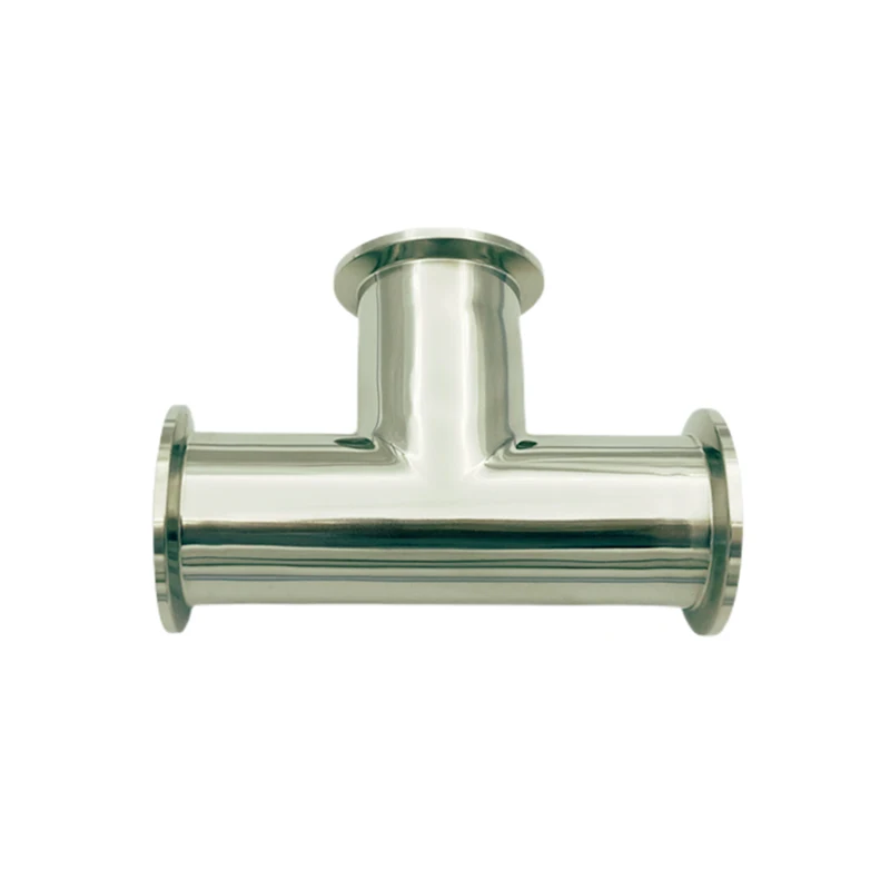 

Stainless steel quick-loading three-way KF vacuum three-way flange three-way joint equal diameter KF16 25 40 50