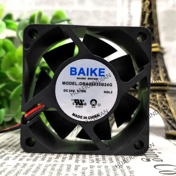 New  BAIKE DBA06025B24G 6025 6CM DC 24V 0.19A  Cooling Fan Assembly Kit