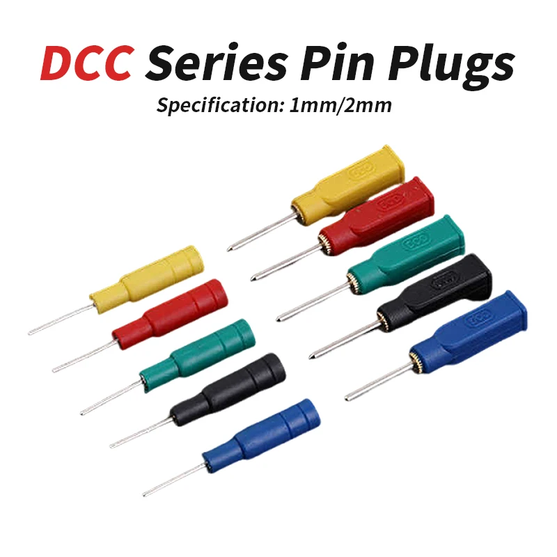 10A DCC سلسلة 1 مللي متر 2 مللي متر دبوس المقابس إلى 4 مللي متر الموز جاك لاختبار الموز المكونات خط اختبار الطاقة اكسسوارات محطة الطاقة 5 قطعة #2