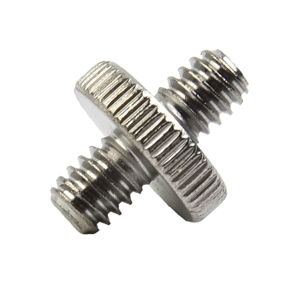 Aluminum Alloy Male to Male Screw Adapter for Camera Mounts Tripod Stands and Photography Equipment Accessories