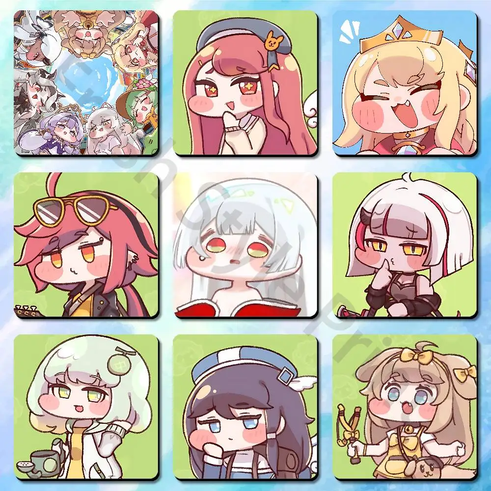 

V-Video Gaming Kawaii T-TrickcalS Soft Magnetic Refrigerator Magnets Personality Decorations Creative Gifts
