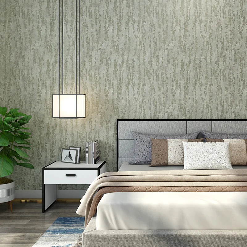 

Nordic Style Cement Grey Wallpaper Solid Color Bedroom Living Room Background Diatomaceous Mud Non-Woven Wallpapers 3d