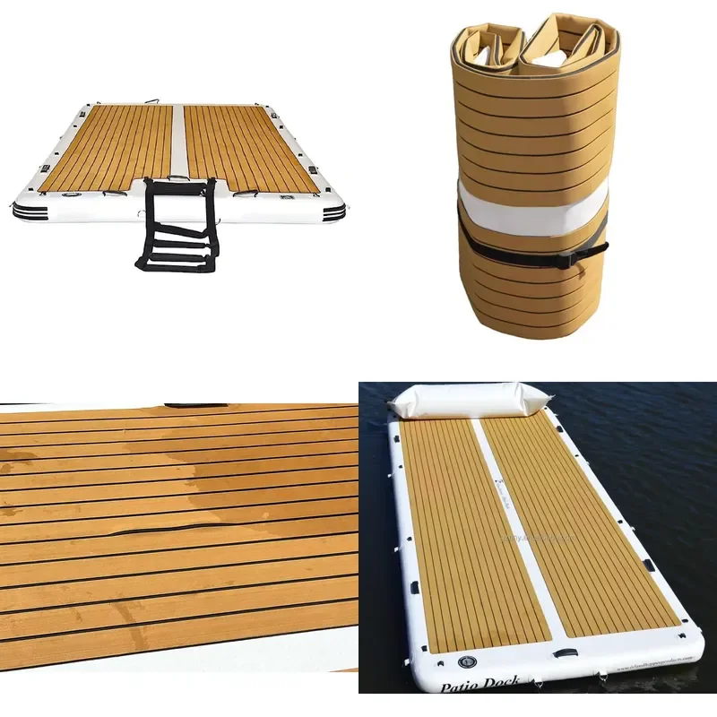 Naiya Inflatable Floating Water Platform Swimming Leisure Platform for Sale Inflatable Swimming Water Platform Dock