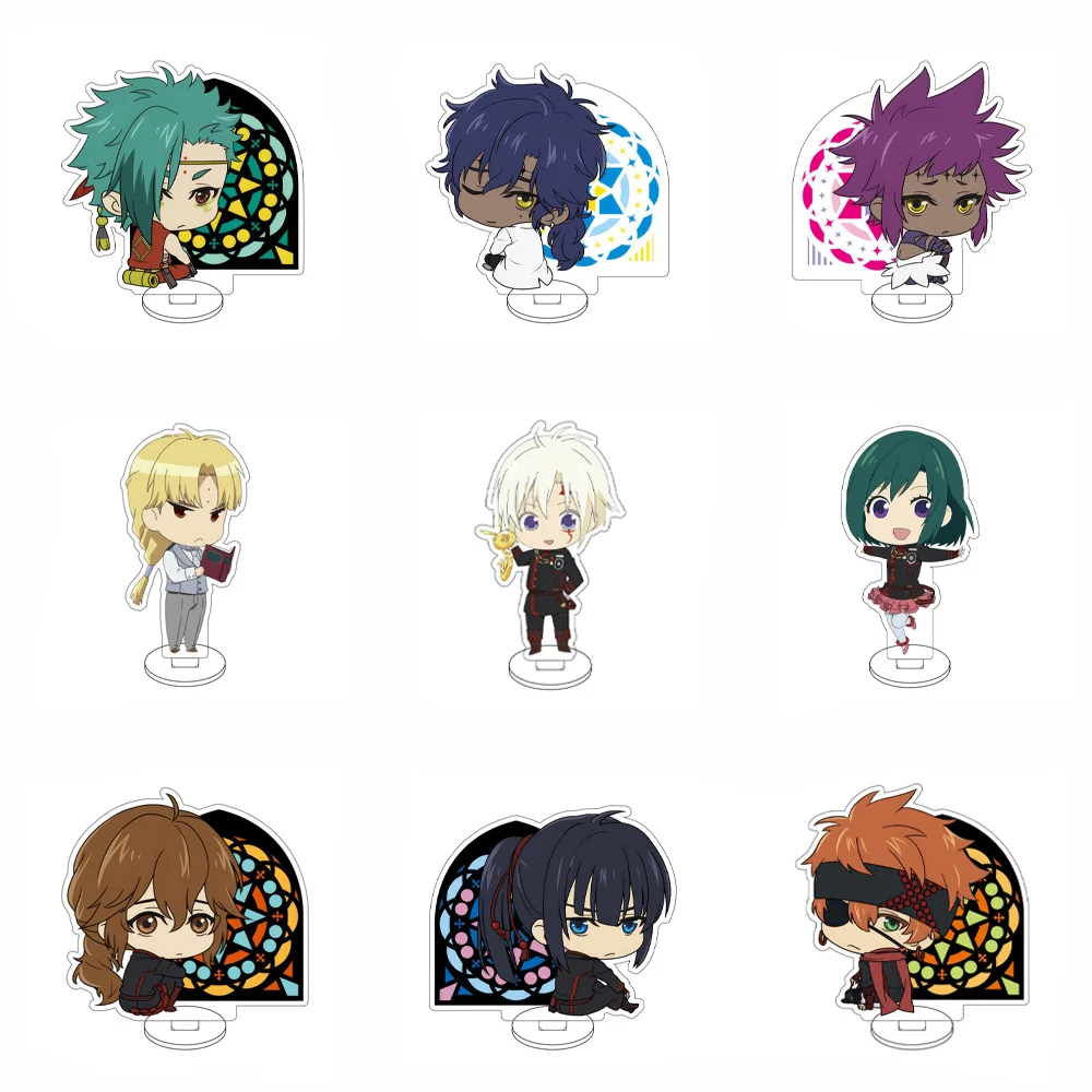 Figura de Anime D Grey-man de 10CM, modelo con soporte Allen Walker/Yu Kanda/Lenalee Lee/Lavi Bookman Jr, decoración de escritorio bonita, regalos de letrero de pie