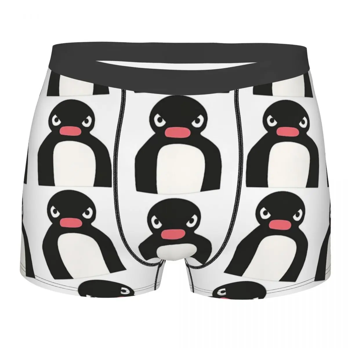 Angery Pingu Men Boxer Briefs Underwear Highly Breathable Top Quality Gift Idea